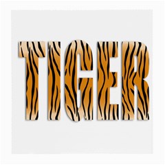 Tiger Bstract Animal Art Pattern Skin Medium Glasses Cloth (2-side) by Sudhe