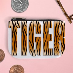 Tiger Bstract Animal Art Pattern Skin Mini Coin Purse by Sudhe