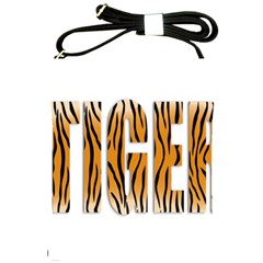 Tiger Bstract Animal Art Pattern Skin Shoulder Sling Bag by Sudhe