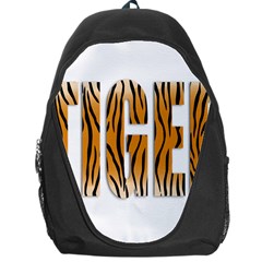 Tiger Bstract Animal Art Pattern Skin Backpack Bag by Sudhe