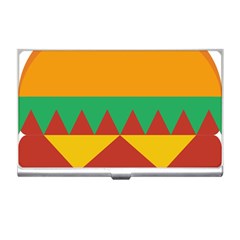 Burger Bread Food Cheese Vegetable Business Card Holder by Sudhe