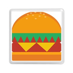 Burger Bread Food Cheese Vegetable Memory Card Reader (square) by Sudhe