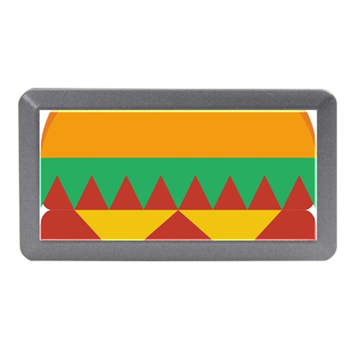 Burger Bread Food Cheese Vegetable Memory Card Reader (Mini)