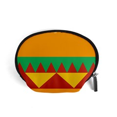 Burger Bread Food Cheese Vegetable Accessory Pouch (small) by Sudhe