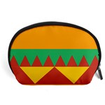 Burger Bread Food Cheese Vegetable Accessory Pouch (Large) Front