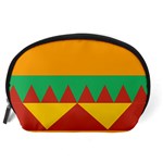 Burger Bread Food Cheese Vegetable Accessory Pouch (Large) Back