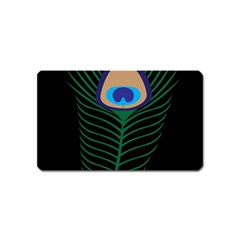 Peacock Feather Magnet (name Card)