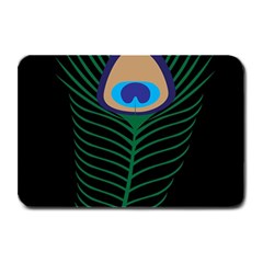 Peacock Feather Plate Mats