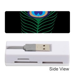 Peacock Feather Memory Card Reader (stick) by Sudhe