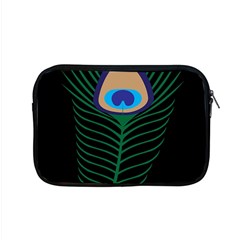 Peacock Feather Apple Macbook Pro 15  Zipper Case by Sudhe