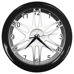 Wheel Skin Cover Wall Clock (black)