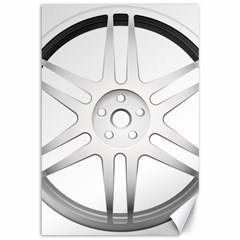 Wheel Skin Cover Canvas 12  X 18  by Sudhe