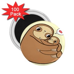 Sloth 2 25  Magnets (100 Pack)  by Sudhe