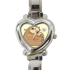 Sloth Heart Italian Charm Watch by Sudhe