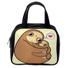 Sloth Classic Handbag (one Side) by Sudhe