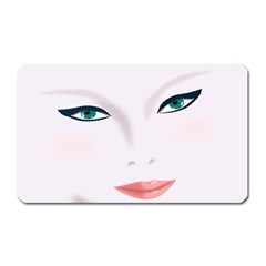 Face Beauty Woman Young Skin Magnet (rectangular)