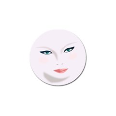 Face Beauty Woman Young Skin Golf Ball Marker (10 Pack) by Sudhe