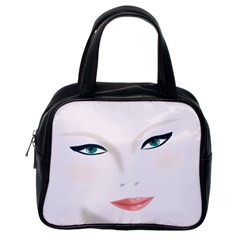 Face Beauty Woman Young Skin Classic Handbag (one Side) by Sudhe