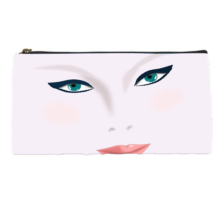 Face Beauty Woman Young Skin Pencil Cases