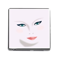 Face Beauty Woman Young Skin Memory Card Reader (square 5 Slot) by Sudhe