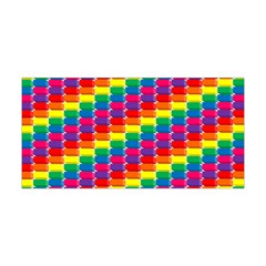 Rainbow 3d Cubes Red Orange Yoga Headband by Sudhe