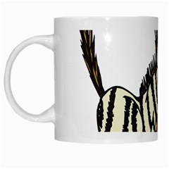 Zebra Animal Alphabet Z Wild White Mugs by Sudhe