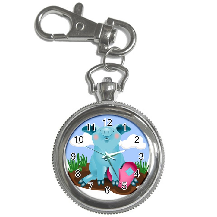 Pig Animal Love Key Chain Watches