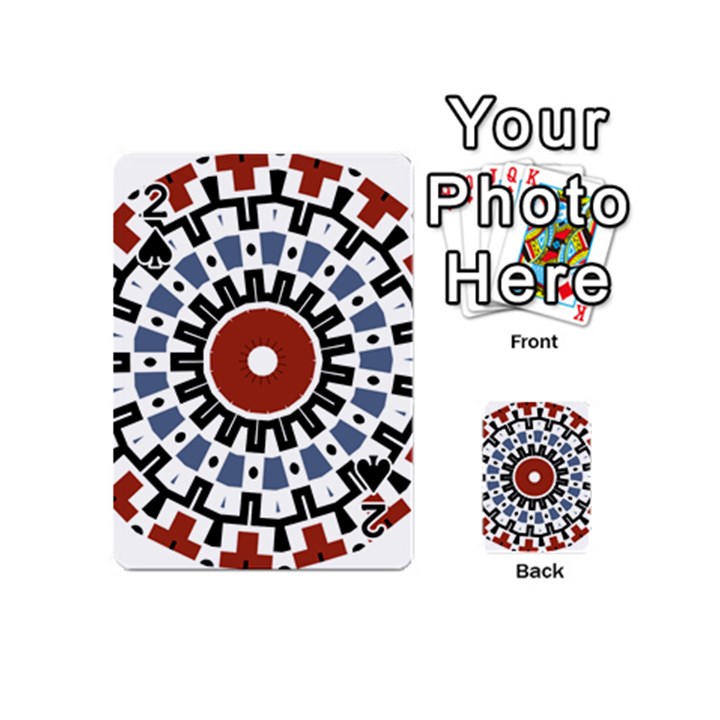 Mandala Art Ornament Pattern Playing Cards 54 (Mini)