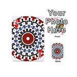 Mandala Art Ornament Pattern Playing Cards 54 (Mini) Front - Heart3