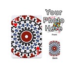 Mandala Art Ornament Pattern Playing Cards 54 (Mini) Front - Heart7