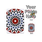 Mandala Art Ornament Pattern Playing Cards 54 (Mini) Front - Club7