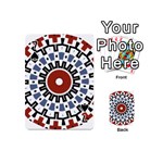 Mandala Art Ornament Pattern Playing Cards 54 (Mini) Front - Spade7