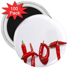 Hot 3  Magnets (100 Pack)