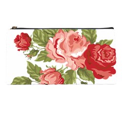 Flower Rose Pink Red Romantic Pencil Cases by Sudhe