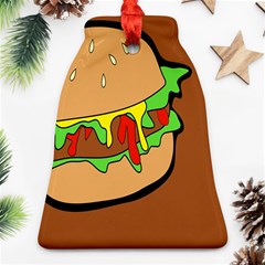 Burger Double Ornament (bell) by Sudhe