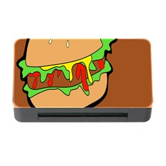 Burger Double Memory Card Reader With Cf by Sudhe