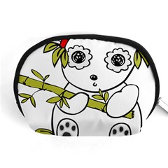 Panda China Chinese Furry Accessory Pouch (medium) by Sudhe