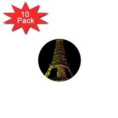 The Eiffel Tower Paris 1  Mini Magnet (10 Pack)  by Sudhe