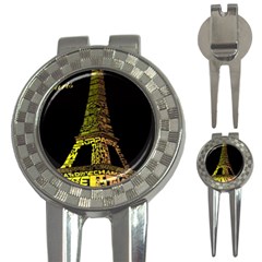 The Eiffel Tower Paris 3-in-1 Golf Divots by Sudhe