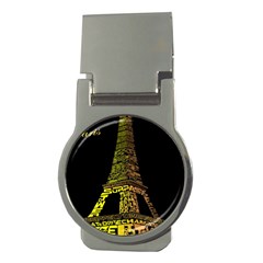 The Eiffel Tower Paris Money Clips (round)  by Sudhe