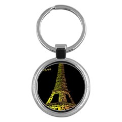 The Eiffel Tower Paris Key Chains (round) 