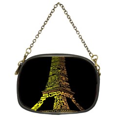 The Eiffel Tower Paris Chain Purse (one Side) by Sudhe