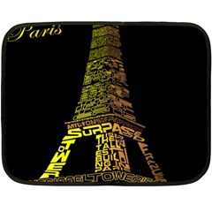 The Eiffel Tower Paris Fleece Blanket (mini) by Sudhe