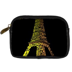 The Eiffel Tower Paris Digital Camera Leather Case by Sudhe