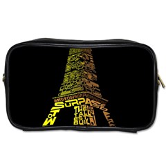 The Eiffel Tower Paris Toiletries Bag (two Sides) by Sudhe