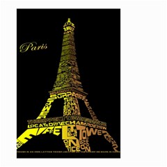 The Eiffel Tower Paris Small Garden Flag (two Sides) by Sudhe