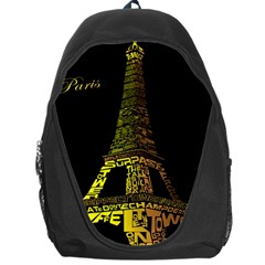 The Eiffel Tower Paris Backpack Bag by Sudhe