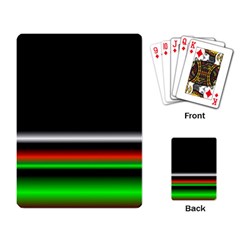 Colorful Neon Background Images Playing Cards Single Design by Sudhe