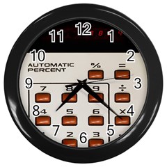 Vintage Calculator Wall Clock (black) by Sudhe