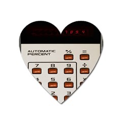 Vintage Calculator Heart Magnet by Sudhe